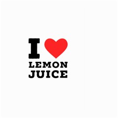 I Love Lemon Juice Large Garden Flag (two Sides) by ilovewhateva