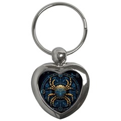 Cancer Star Sign Astrology Key Chain (heart) by Bangk1t