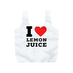 I Love Lemon Juice Full Print Recycle Bag (s) by ilovewhateva