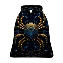 Cancer Star Sign Astrology Bell Ornament (two Sides) by Bangk1t