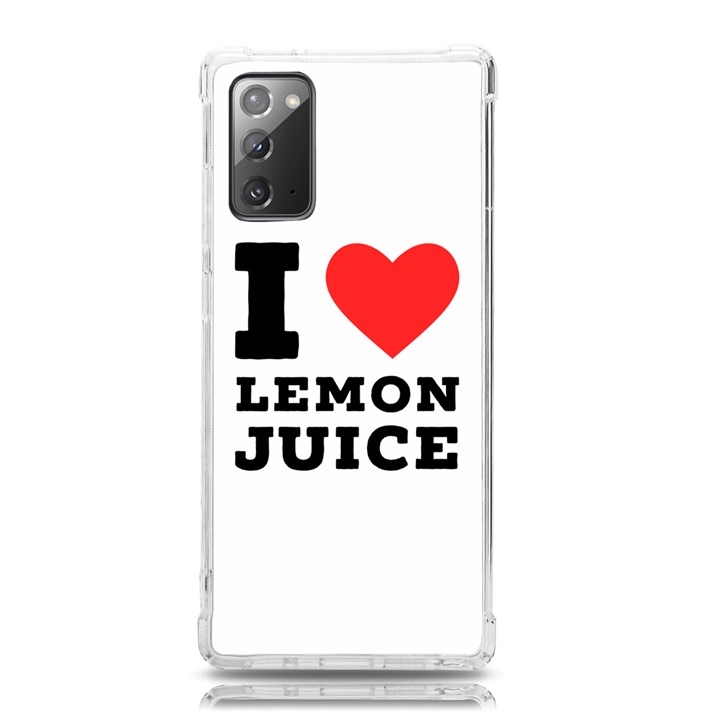 I love lemon juice Samsung Galaxy Note 20 TPU UV Case