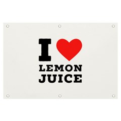 I Love Lemon Juice Banner And Sign 6  X 4  by ilovewhateva