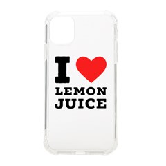 I Love Lemon Juice Iphone 11 Tpu Uv Print Case by ilovewhateva