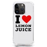 I love lemon juice iPhone 14 Pro TPU UV Print Case Front