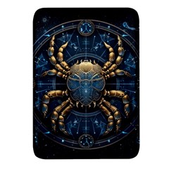 Cancer Star Sign Astrology Rectangular Glass Fridge Magnet (4 Pack) by Bangk1t