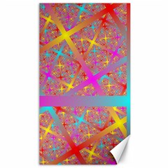 Geometric Abstract Colorful Canvas 40  X 72 