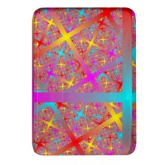 Geometric Abstract Colorful Rectangular Glass Fridge Magnet (4 Pack)