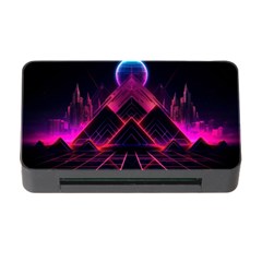 Synthwave City Retrowave Wave Memory Card Reader With Cf