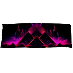 Synthwave City Retrowave Wave Body Pillow Case Dakimakura (two Sides) by Bangk1t