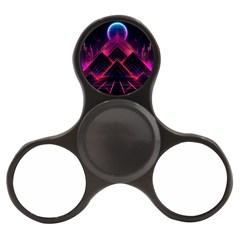 Synthwave City Retrowave Wave Finger Spinner by Bangk1t