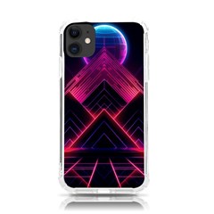 Synthwave City Retrowave Wave Iphone 11 Tpu Uv Print Case by Bangk1t