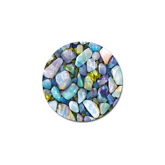 Stones Gems Multi Colored Rocks Golf Ball Marker by Bangk1t