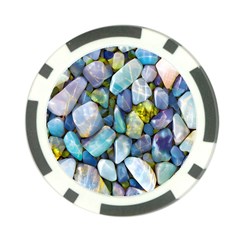 Stones Gems Multi Colored Rocks Poker Chip Card Guard by Bangk1t