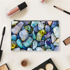 Stones Gems Multi Colored Rocks Cosmetic Bag (medium) by Bangk1t