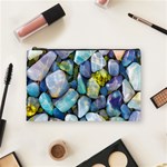 Stones Gems Multi Colored Rocks Cosmetic Bag (Medium) Front