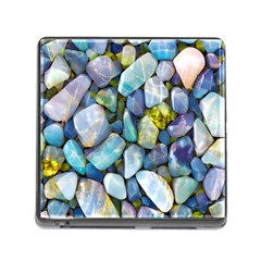 Stones Gems Multi Colored Rocks Memory Card Reader (square 5 Slot) by Bangk1t