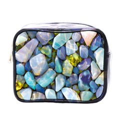 Stones Gems Multi Colored Rocks Mini Toiletries Bag (one Side) by Bangk1t