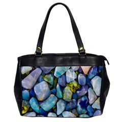 Stones Gems Multi Colored Rocks Oversize Office Handbag by Bangk1t