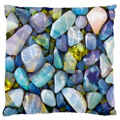 Stones Gems Multi Colored Rocks Large Cushion Case (one Side)