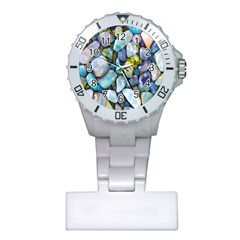 Stones Gems Multi Colored Rocks Plastic Nurses Watch by Bangk1t