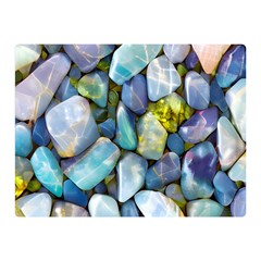 Stones Gems Multi Colored Rocks Two Sides Premium Plush Fleece Blanket (mini) by Bangk1t