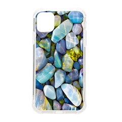 Stones Gems Multi Colored Rocks Iphone 11 Tpu Uv Print Case by Bangk1t