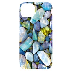 Stones Gems Multi Colored Rocks Iphone 14 Plus Black Uv Print Case