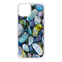 Stones Gems Multi Colored Rocks Iphone 14 Tpu Uv Print Case by Bangk1t