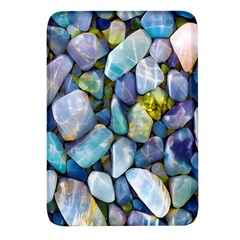 Stones Gems Multi Colored Rocks Rectangular Glass Fridge Magnet (4 Pack) by Bangk1t