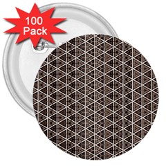 Structure Pattern Texture Hive 3  Buttons (100 Pack)  by Bangk1t