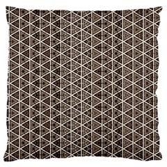 Structure Pattern Texture Hive Large Premium Plush Fleece Cushion Case (one Side) by Bangk1t