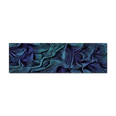 Abstract Blue Wave Texture Patten Sticker (bumper) by Bangk1t