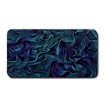 Abstract Blue Wave Texture Patten Medium Bar Mat 16 x8.5  Bar Mat