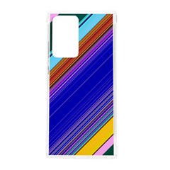 Color Lines Slanting Green Blue Samsung Galaxy Note 20 Ultra Tpu Uv Case by Bangk1t