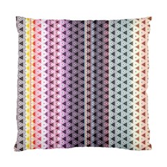 Triangle Stripes Texture Pattern Standard Cushion Case (one Side) by Bangk1t