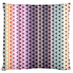 Triangle Stripes Texture Pattern Large Cushion Case (one Side)