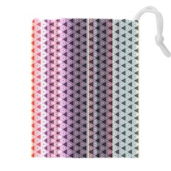 Triangle Stripes Texture Pattern Drawstring Pouch (5xl)