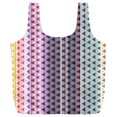 Triangle Stripes Texture Pattern Full Print Recycle Bag (xxl) by Bangk1t