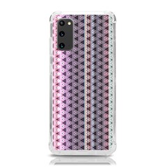 Triangle Stripes Texture Pattern Samsung Galaxy S20 6 2 Inch Tpu Uv Case by Bangk1t