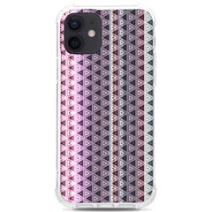 Triangle Stripes Texture Pattern Iphone 12/12 Pro Tpu Uv Print Case by Bangk1t