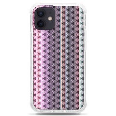 Triangle Stripes Texture Pattern Iphone 12 Mini Tpu Uv Print Case	 by Bangk1t