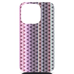 Triangle Stripes Texture Pattern Iphone 14 Pro Black Uv Print Case by Bangk1t