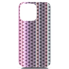 Triangle Stripes Texture Pattern Iphone 14 Pro Max Black Uv Print Case by Bangk1t