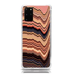 Jagged Pink Amplitude Waves Samsung Galaxy S20plus 6 7 Inch Tpu Uv Case by Bangk1t