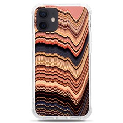 Jagged Pink Amplitude Waves Iphone 12 Mini Tpu Uv Print Case	 by Bangk1t