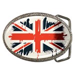 Union Jack England Uk United Kingdom London Belt Buckles Front