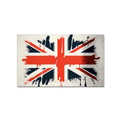 Union Jack England Uk United Kingdom London Sticker (rectangular) by Bangk1t