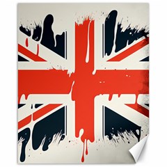 Union Jack England Uk United Kingdom London Canvas 16  X 20  by Bangk1t