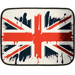 Union Jack England Uk United Kingdom London Fleece Blanket (mini) by Bangk1t