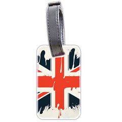 Union Jack England Uk United Kingdom London Luggage Tag (two Sides) by Bangk1t